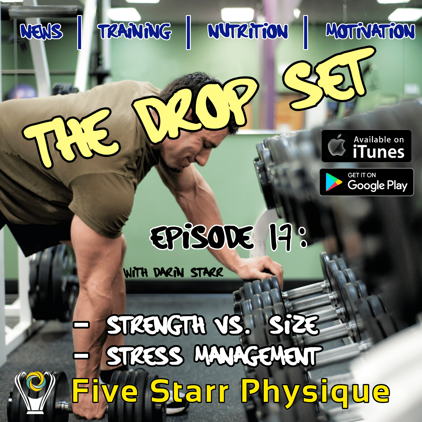 The Drop Set – Episode 17:  Strength vs. Size, Stress Management