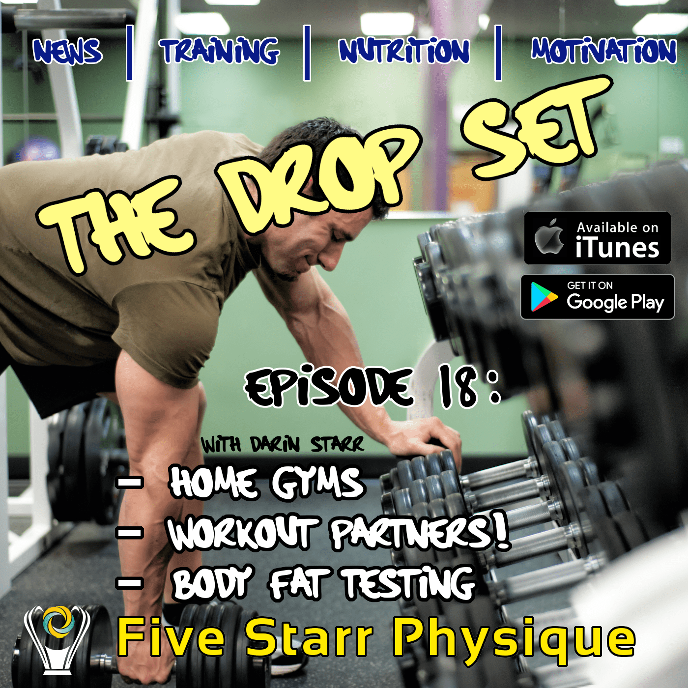 The Drop Set – Episode 18:  Home Gyms, Workout Partners, and Body Fat Testing
