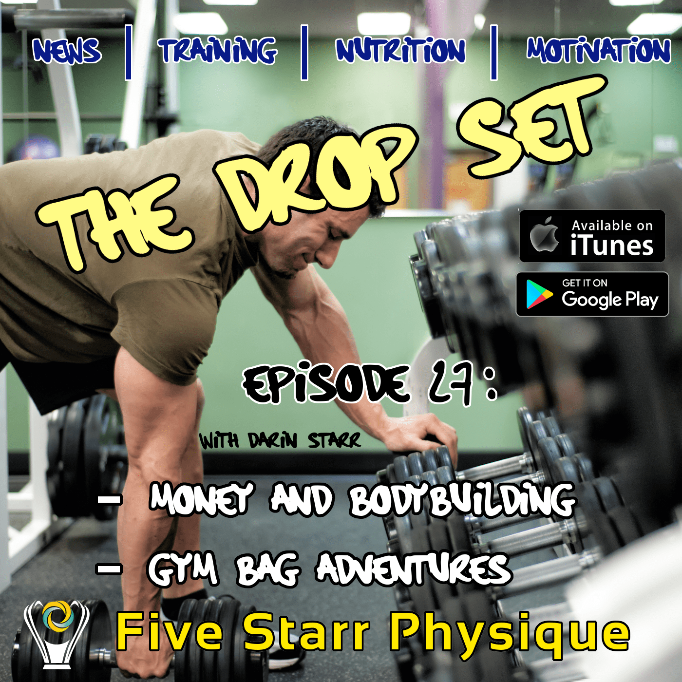 The Drop Set – Episode 27:  $$$ and Bodybuilding, Gym Bag Adventures