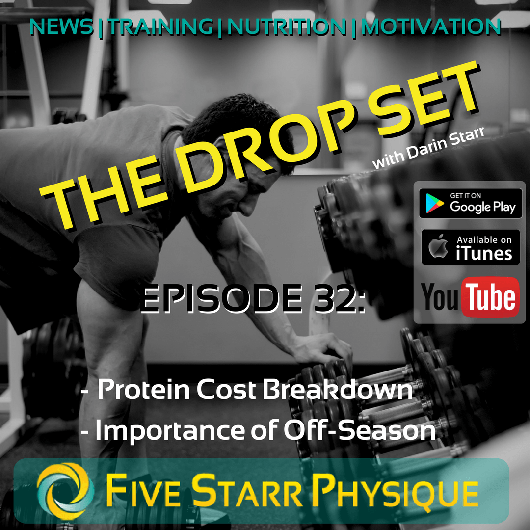 The Drop Set – Episode 32:  Protein Cost Breakdown, the Importance of Off-Season