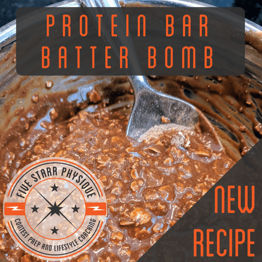 New recipe!  Protein Bar Batter Bomb