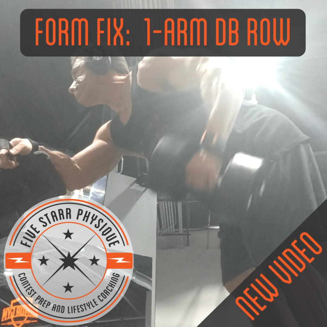 Form Fix – 1 Arm DB Row