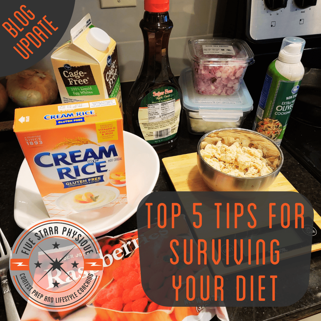 Diet Tips:  Top 5 Tips for Surviving Your Diet