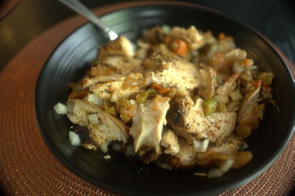 Chicken breast with rice